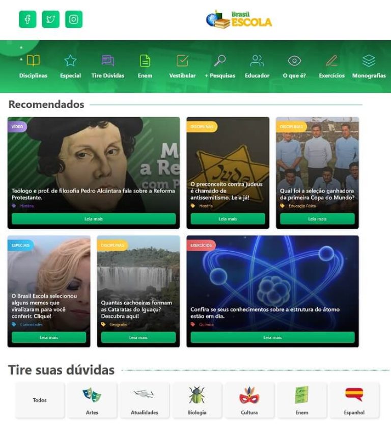 Brasil Escola - Guia Da Web